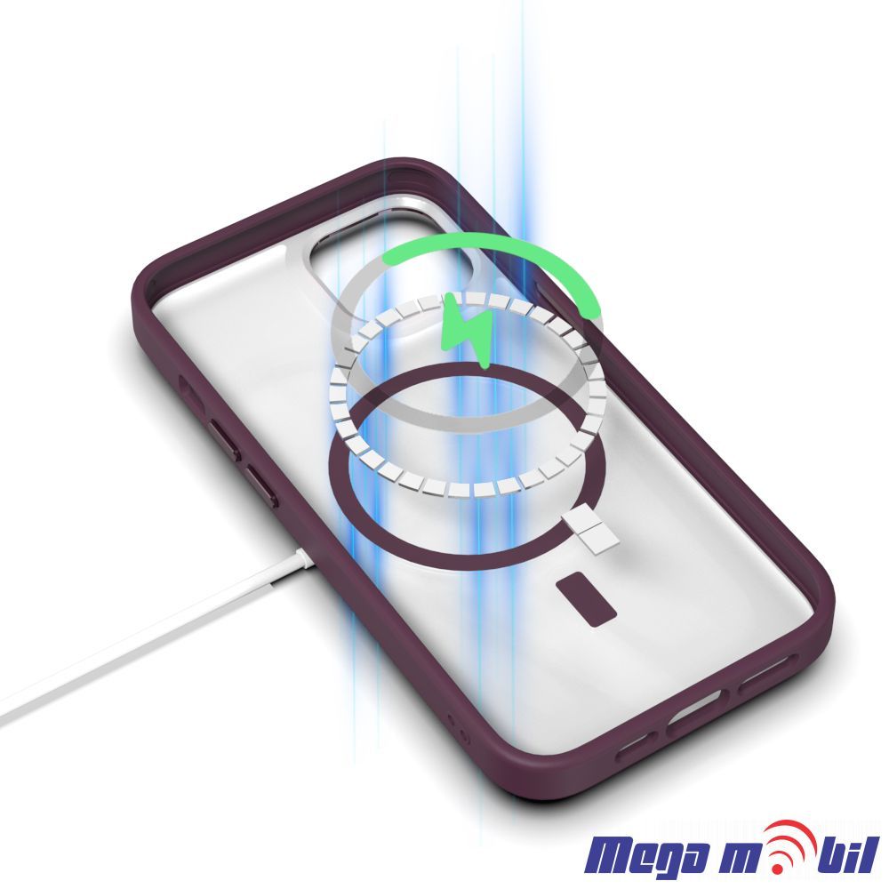 Futrola iPhone 13 Magsafe Acrylic cherry.